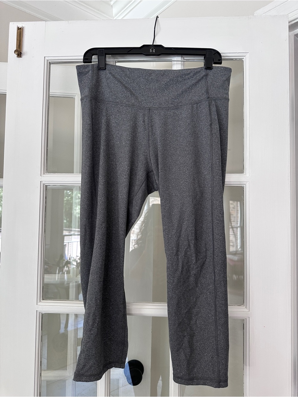 all in motion Heather Gray High-Waist Capri Leggings